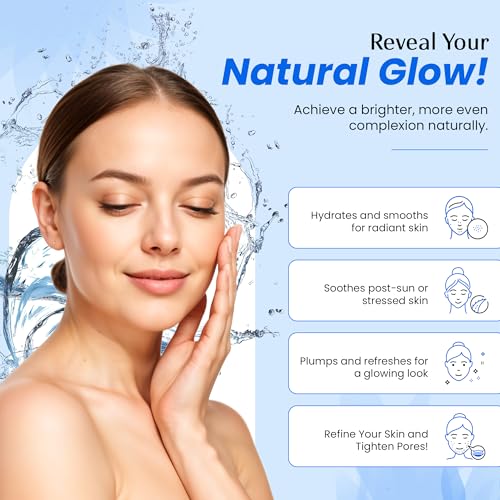 Melting Hydrogel Face Mask with Hyaluronic Acid ? Deep Hydration & Pore Tightening, Glass Skin Look ? Dermatologist Tested, Anti Aging Korean Skin Care, Vegan, Clean Beauty ? Pack of 10