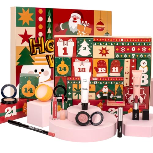 Makeup Advent Calendar 2025 - 24 Pc Christmas Countdown Gift Set