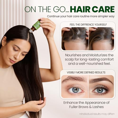 Organic Castor Oil Roll-On - Cold Pressed, Hexane Free, 1 fl oz