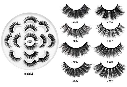 DYSILK Mink Lashes - 5/7 Pairs Handmade False Eyelashes