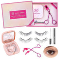 Dual Magnetic Eyelashes Kit - No Glue, 4D Natural Look, Reusable