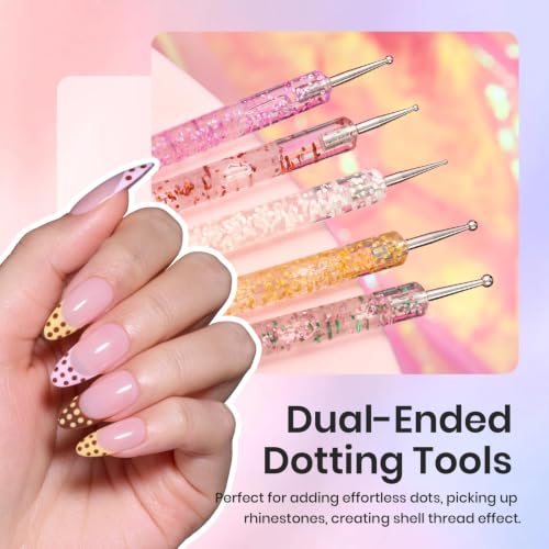 Beetles 31pc Nail Art Brush Set with Dotting Tools & Liner Pens