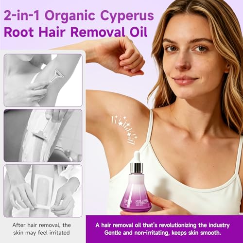 Cyperus Rotundus Oil Serum for Hair Removal & Regrowth Inhibition