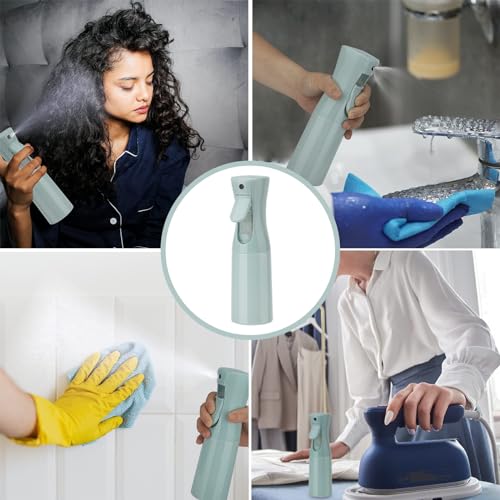 Zuhose 200ml Blue Spray Bottle Pack for Hair, Plants, Skin & Cleaning – Ultra Fine Mist, Continuous Spray