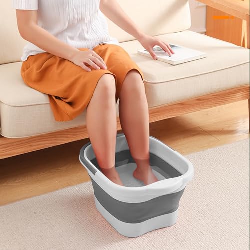 Collapsible Foot Soak Tub with Handle - 4 Gallon Foot Bath Basin