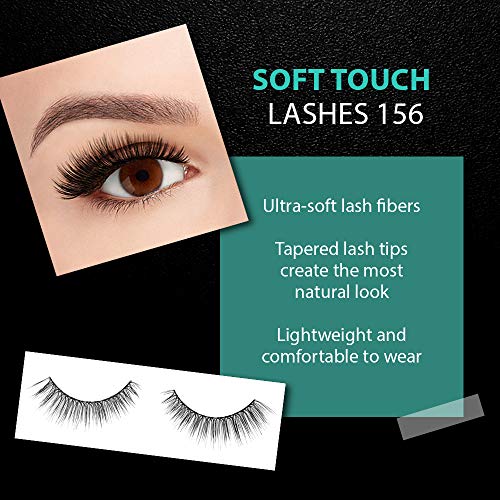 Ardell - False Eyelashes Soft Touch 156 Black (4 Pack)