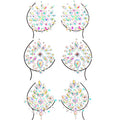 Rhinestone Temporary Tattoo Stickers - 3Pc Festival Face Gems