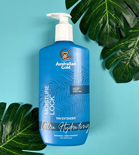 Australian Gold Moisture Lock Tan Extender Lotion 16 Oz