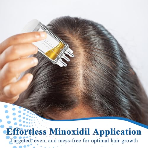 Minoxidil Applicator Comb with Precision Dosing & Leak Proof Design