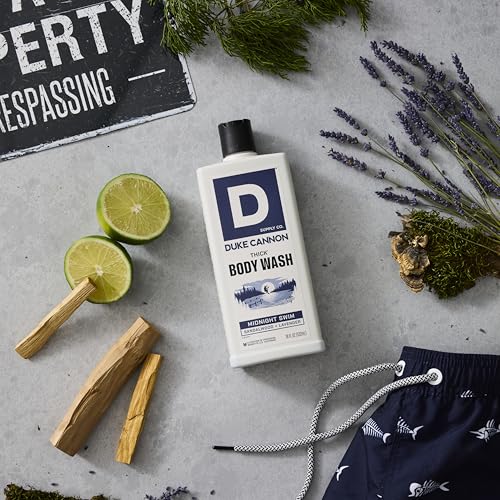 Duke Cannon Thick Body Wash for Men - Midnight Swim 18oz