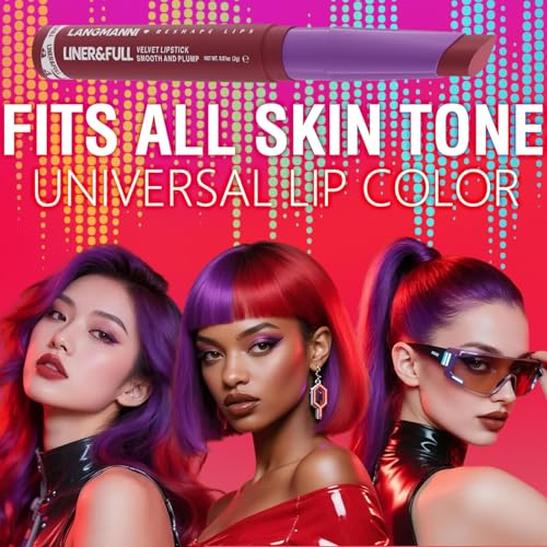 BestLand 2-in-1 Lip Crayon Set – Liner & Lipstick Combo, 6Pcs