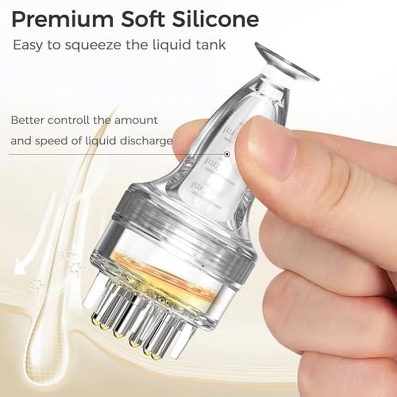 Minoxidil Applicator Bottle with Root Comb - 2 Pack