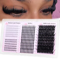 Wispy Lash Clusters 100D Mink Eyelash Extensions - 380PCS DIY
