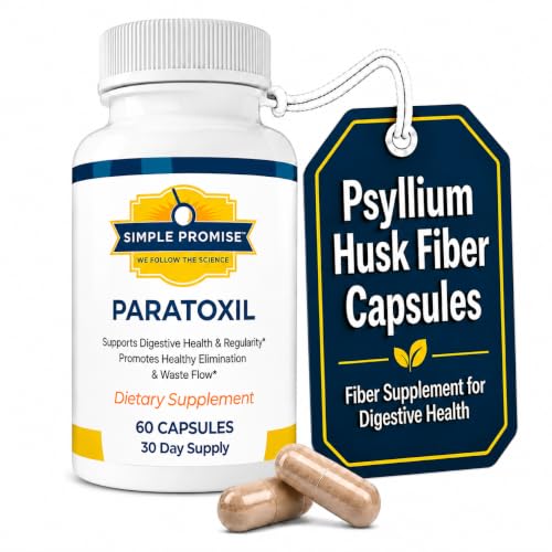 Paratoxil Gut Health Capsules with Psyllium & Black Walnut - Digestive Support
