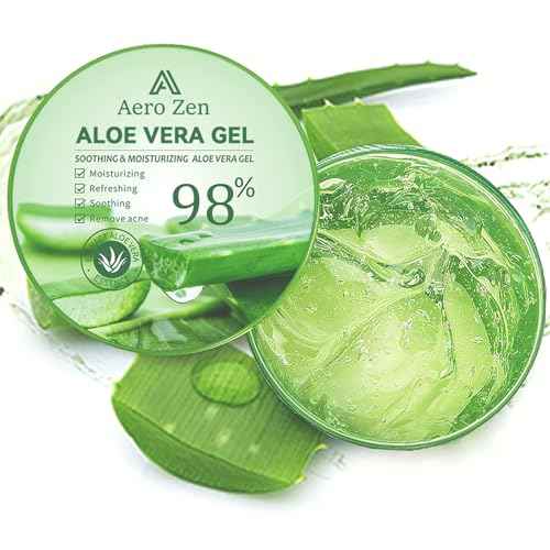 3-Pack Pure Aloe Vera Gel for Face & Body, 98% Pure Aloe Vera Gel for Skin, Scalp, & Hair, Soothing Aloe Face Moisturizer, Multipurpose Skin Care£¨30oz£©