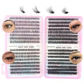 DAODER Cluster Lashes 640pcs Wispy D Curl 9-13mm Eyelash Extension