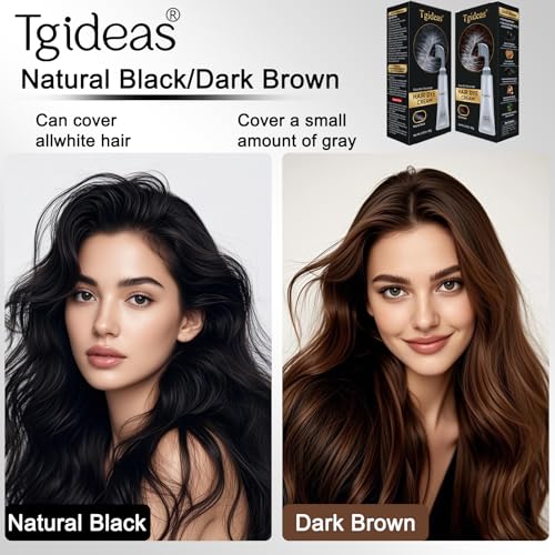 Tgideas Hair Dye Comb - Ammonia Free Root Touch Up, Black