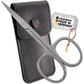 3 Swords Germany Stainless Steel Curved Cuticle Scissors with Case