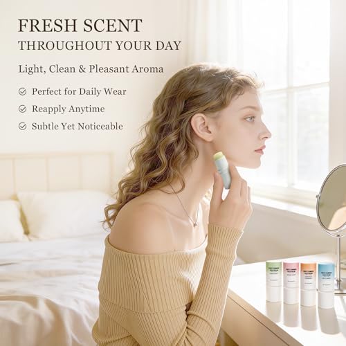 Creamy Milk Solid Perfume Stick - Long Lasting Travel Fragrance