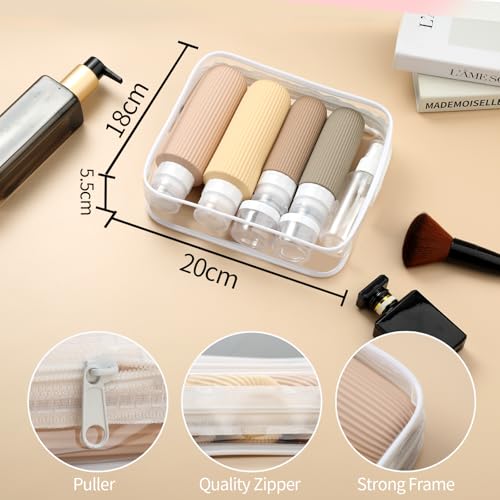 Mrsdry 16 Pack Travel Bottles Set - Leak Proof Toiletries