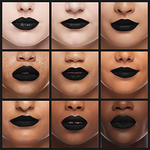 Black Matte Lip Stain & Liner Set - Long Lasting Waterproof