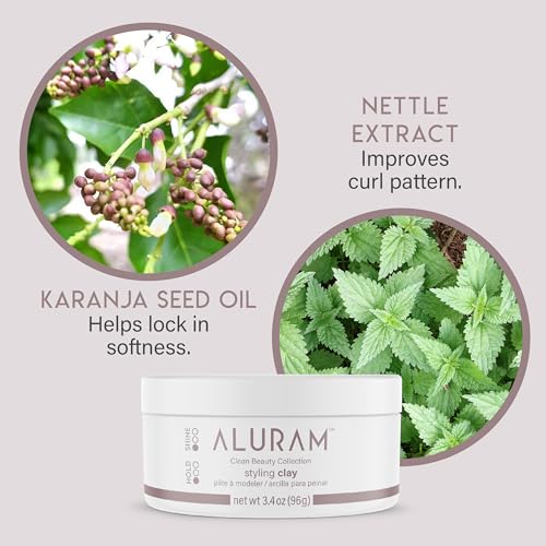 ALURAM Hair Styling Clay – Satin Finish, All Hair Types