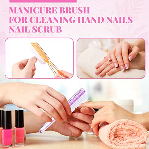 24 Pcs Nail Brushes Set for Cleaning Fingernails & Toes