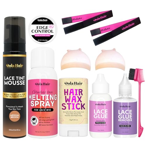 Dolahair Lace Front Wig Kit with Glue & Melting Spray