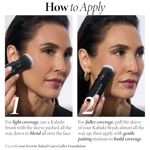 LAURA GELLER NEW YORK Baked Balance-n-Brighten Powder Foundation, Light + Spackle Mist Boost with Cooling Aloe