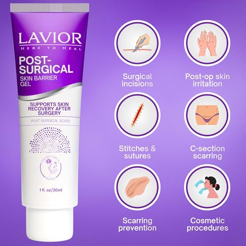 LAVIOR Botanical Post-Surgical Gel (1 oz) ? All-In-One Recovery Care for Incisions ? Gentle, Plant-Based Aftercare, Silicone-Free