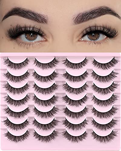 FARRED F1 Fluffy Mink False Eyelashes - 14 Pair Pack