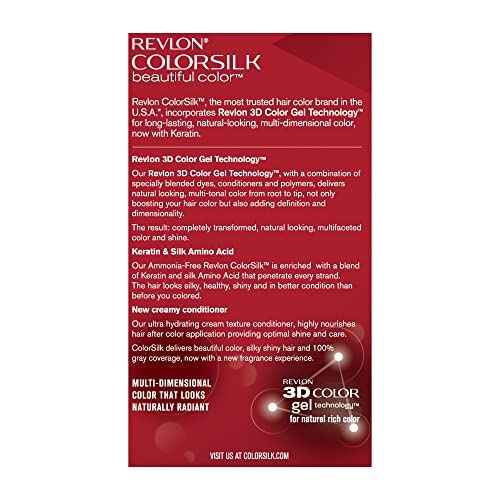 Revlon Colorsilk Beautiful Haircolor Ammonia-free Permanent Haircolor (#60 Dark Ash Blonde), 1 Count (Pack of 12)