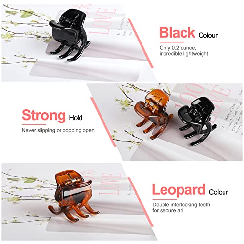 Morhom Hair Claw Clips 6-Pack for Thick & Medium Hair