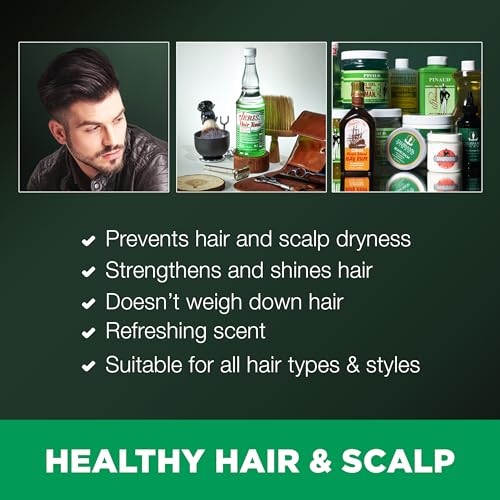 Clubman Jeris Revitalizing Men's Hair Tonic - Classic Grooming Treatment, 14 oz