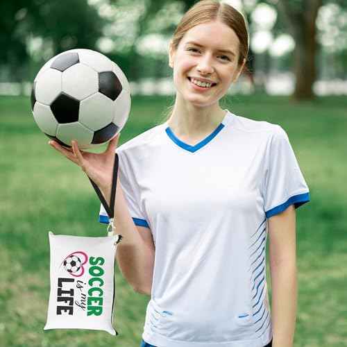 R HORSE 9Pcs Sport Makeup Bag Gifts for Women Girls, Ladies Sport Cosmetic Bags Sport Accessories Canvas Toiletry Bag Makeup Pouch Organizer Women Player Gift for Mother¡¯s Day Birthday