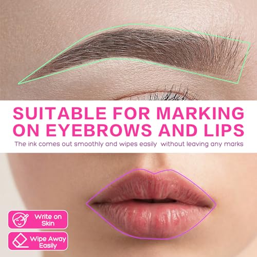 Brow Mapping Pen Set - Eyebrow Lip Positioning Tool