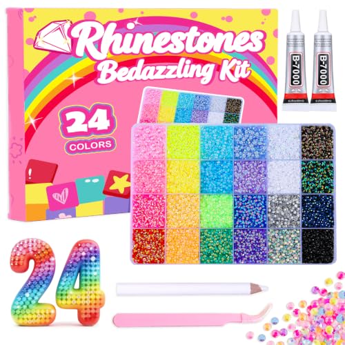 CCINPPY Bedazzler Kit with 30000 Flatback Rhinestones & Tools