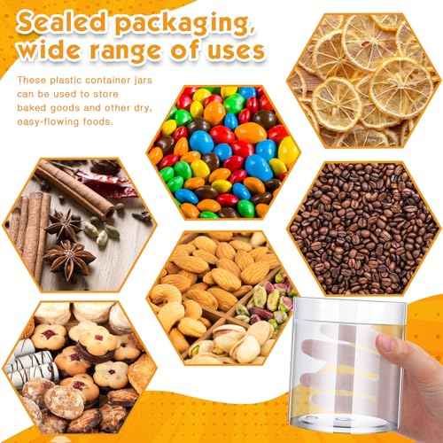 Patelai 4 Pieces Round Wide-mouth Leak Proof Plastic Container Jars with Lids for Travel Storage Makeup Beauty Products Face Creams Oils Salves Ointments DIY Making(16 Ounce,White)