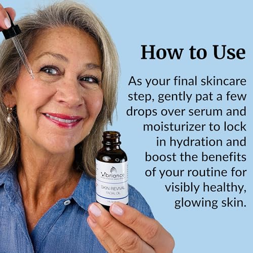Vibriance Hydrating Facial Oil for Dry Skin & Anti-Aging - 1 fl oz