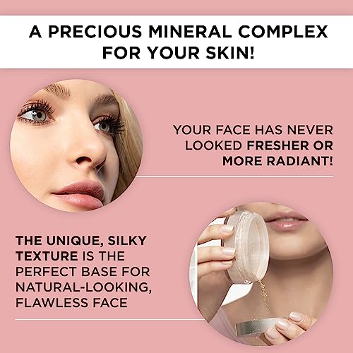 ARTDECO Mineral Powder Foundation - light beige ? loose setting powder for a smooth & matte finish - medium coverage - perfect for sensitive & oily skin - makeup with zinc & magnesium - vegan-0.53 Oz