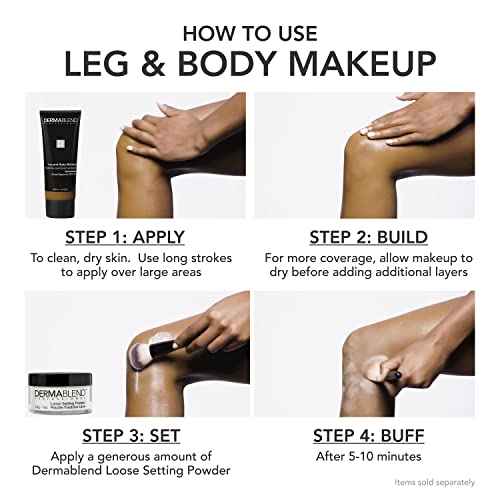 Dermablend Body Makeup Foundation SPF 25, 20N, 3.4 Fl Oz - Skin-Friendly, Vegan