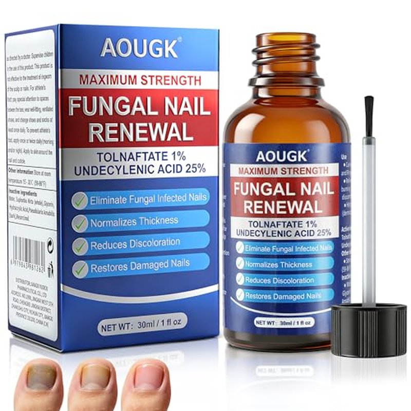 AOUGK Toenail Fungus Treatment - Extra Strength 25% Undecylenic Acid, 30ML