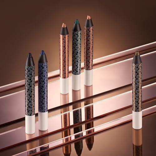 Metallic Eyeshadow Stick Pencil, Bare Metal, 0.06 oz - Intense Color Eye Makeup for Women - Metallic Finish - Cream to Powder Formula - Waterproof, Smudgeproof