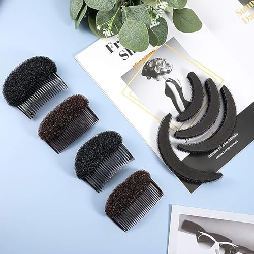Hair Bump Sponge Volume Bases Set - 10 Pieces Styling Tools
