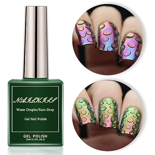 Water Droplet Gel Nail Polish - 15ml UV LED Soak Off