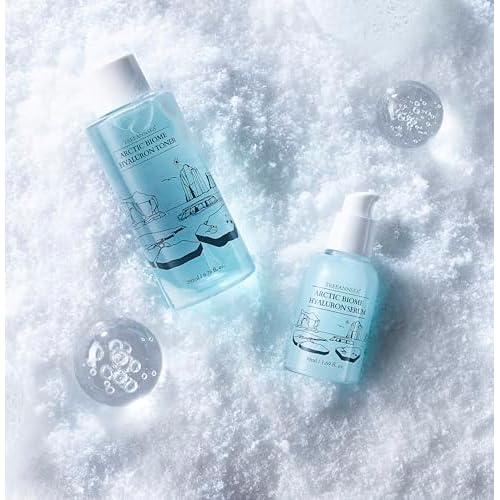 Arctic Biome Hyaluron Serum, Hydrating Facial Serum with Arctic Glacial Water, Polar Biome Complex and Hyaluronic Acid, Lightweight Formula, Korean Skincare (50ml/1.69 fl.oz.)