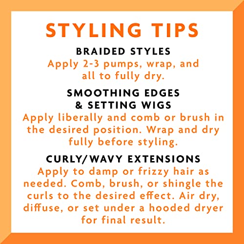 Cantu Set & Refresh Foam for Braids, Wigs & Locs, 8 oz