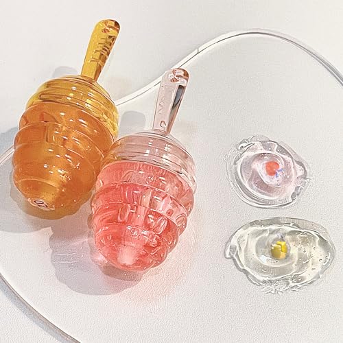 Honey Lip Oil Moisturizing Lip Gloss Set - 2 Pack