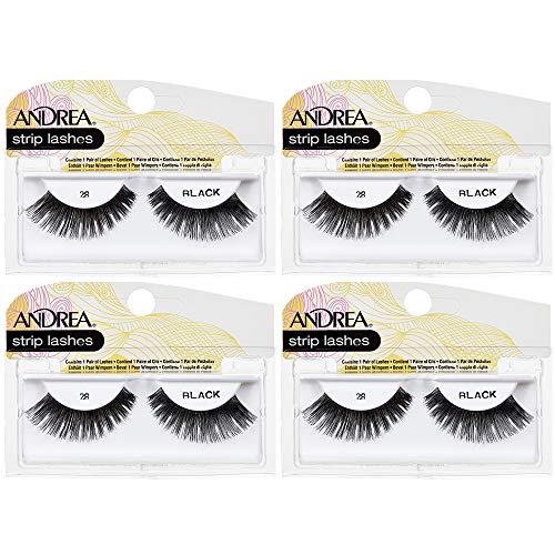 Andrea False Lashes Style 28 - Black 4 pairs