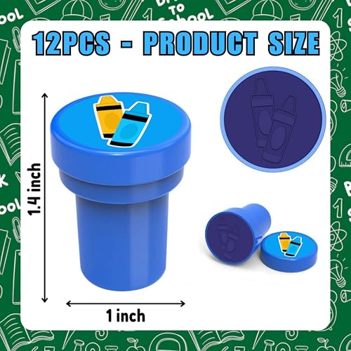 36-Piece Back to School Party Favors - Stamps & Tattoos